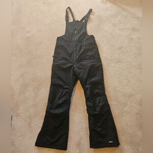 Lands End Big Kids Black Snow Bib Overalls
